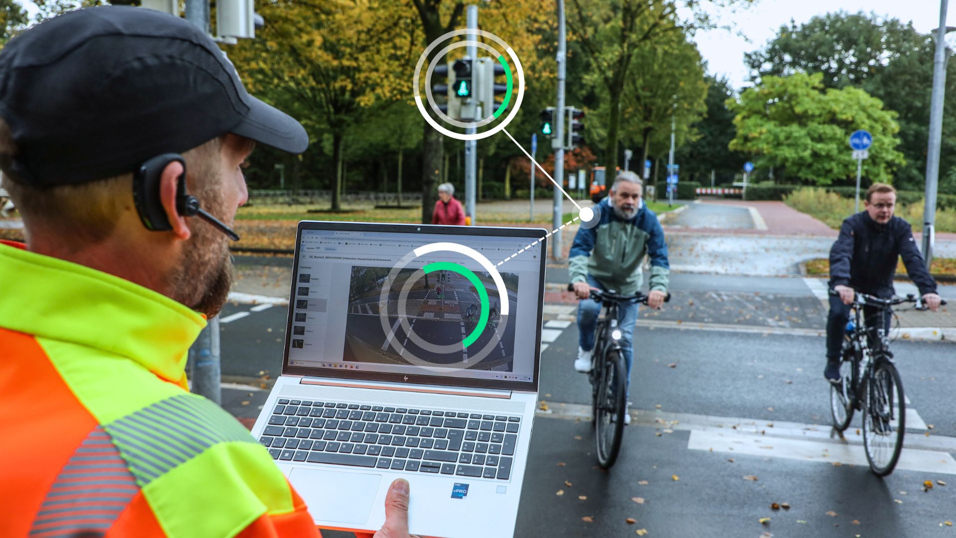 Yunex Traffic: enhancing cyclist safety and comfort in Bocholt with Yutraffic awareAI