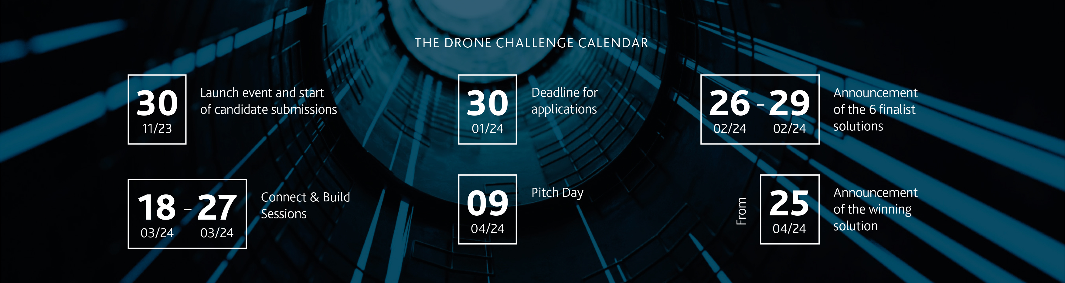 Calendario evento Drone