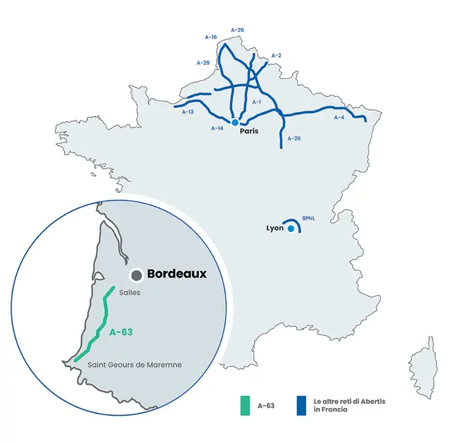 Mappa Francia Legenda